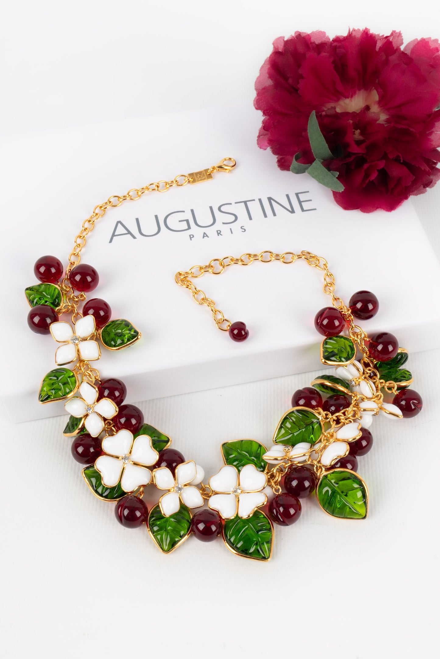 Collier en pÃƒÆ’Ã‚Â¢te de verre Augustine