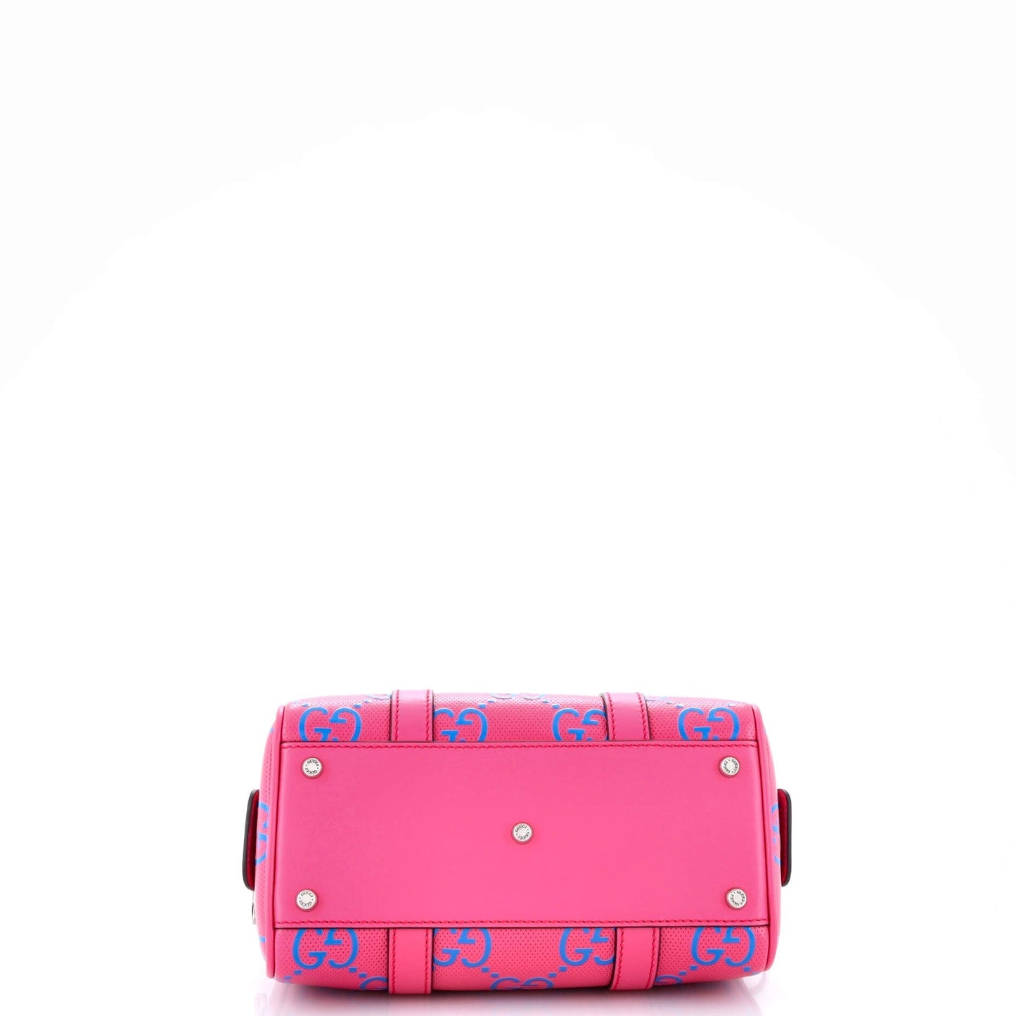 Duffle Bag GG Embossed Perforated Leather Mini