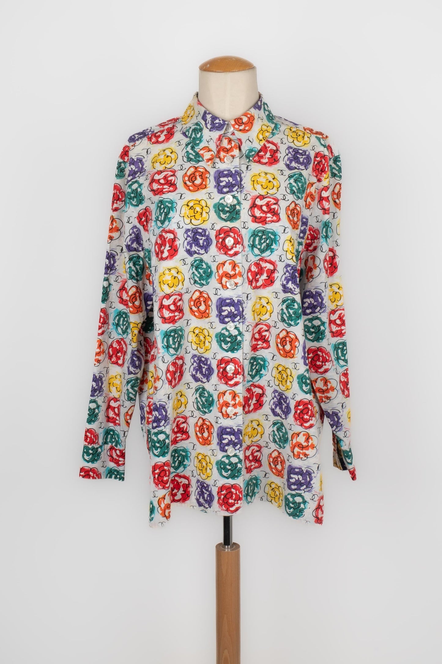 Chemise Ã  fleurs Chanel