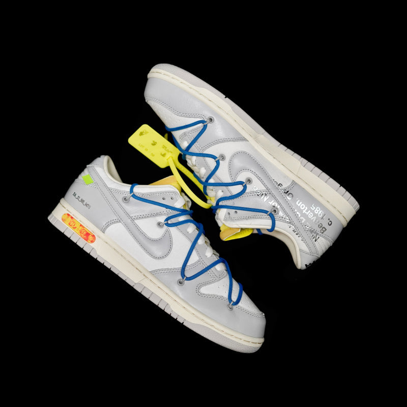 GLM - OW x Dunk (NO.10) blue shoelace yellow buckle