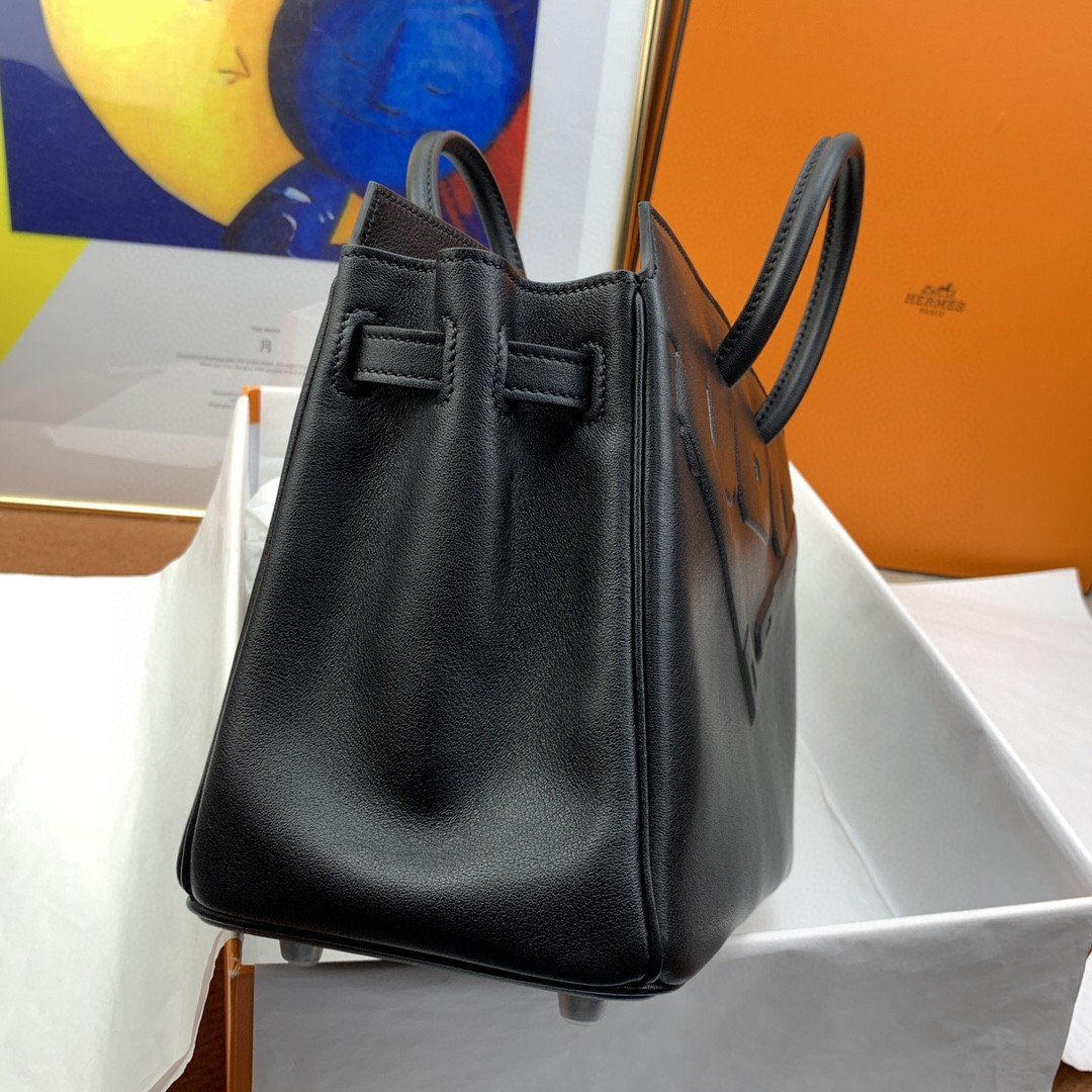 GLAMI Etoupe Shadow Birkin Black For Women 10in/25cm