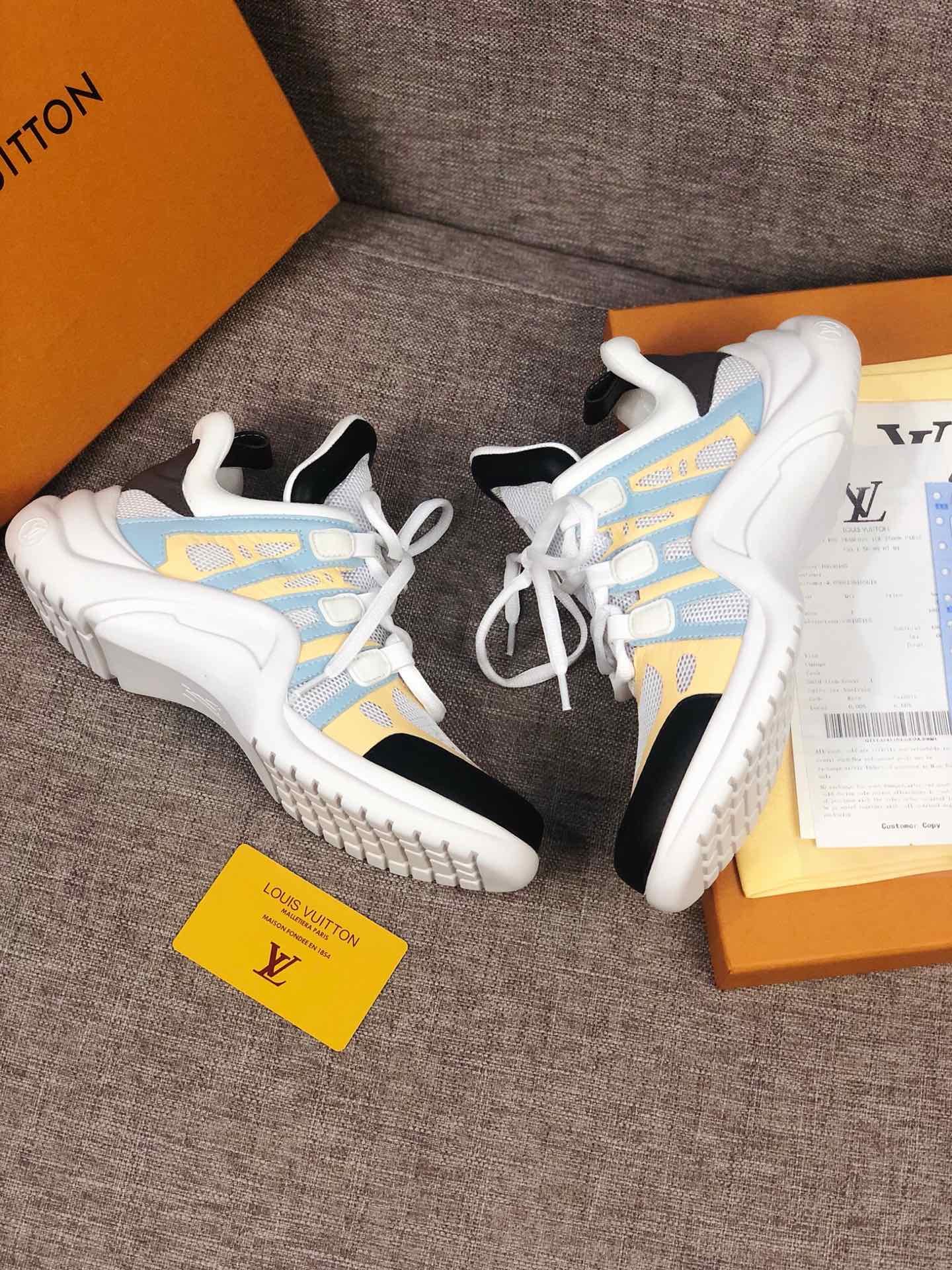 GLM - LUV Archlight Black White Yellow Sneaker