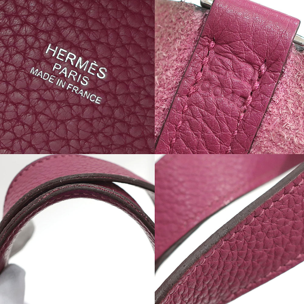 Hermes Handbag Picotin Lock Picotin Lock PM 18 Tosca/SV G   Clemence  O  2011 Manufactured  Women Key/Cadena Bag Preservation ÃƒÂ£Ã¢â€šÂ¬Ã‚Â ÃƒÂ£Ã¢â€šÂ¬Ã¢â‚¬Ëœ Neck Quality Wood