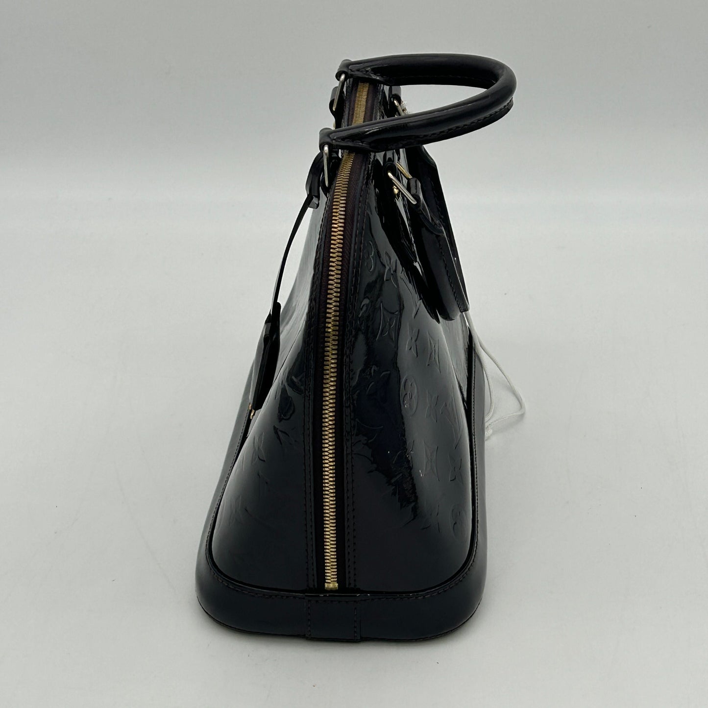 Louis Vuitton Vernis Patent Leather Alma - Black Handle Bags, Handbags LA6559