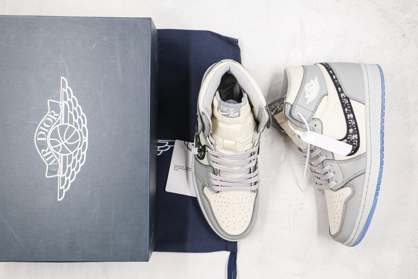 Designer GLAMIor x Air Jordan 1 High OG "Grey"AJ1 High Q