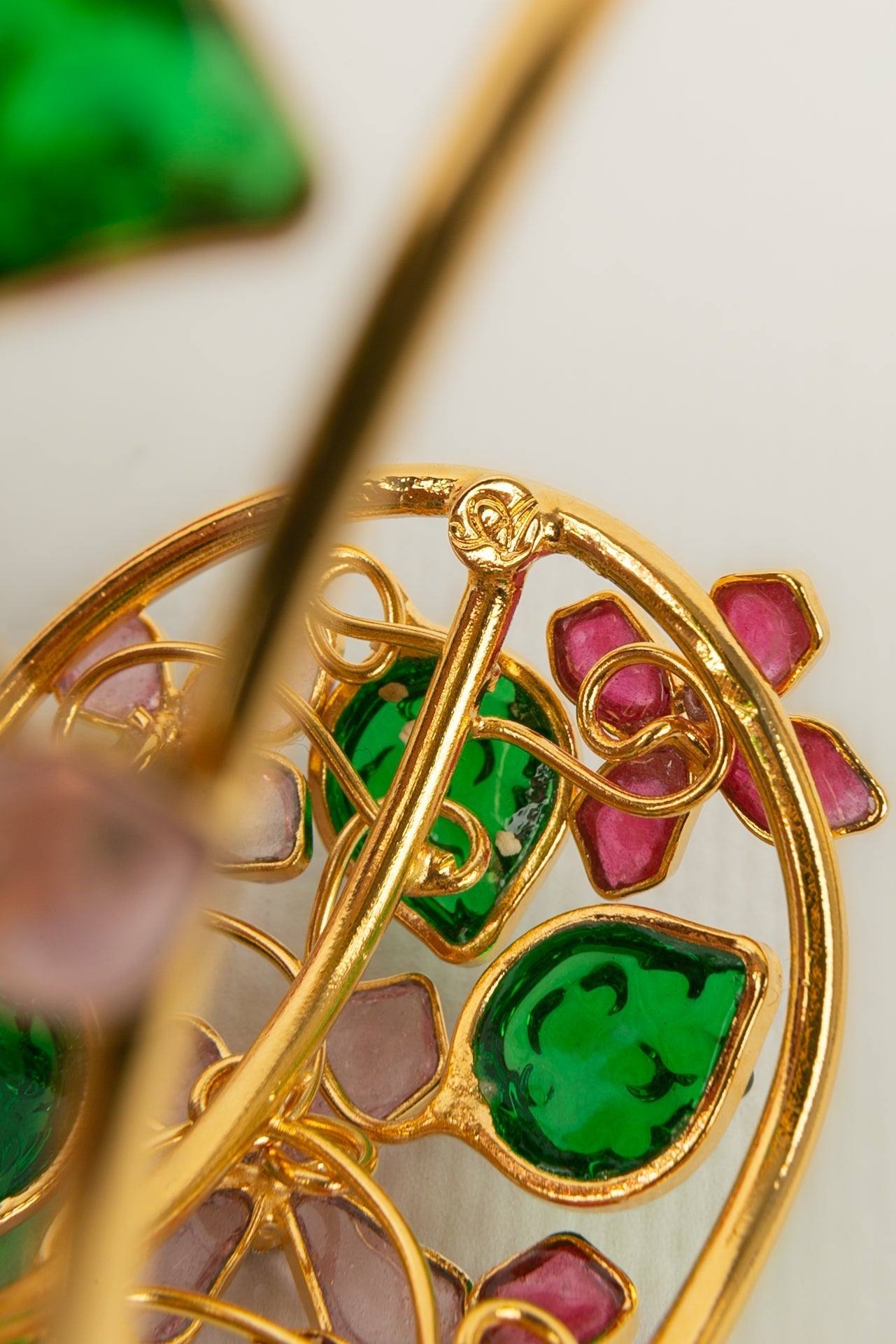 Bracelet manchette fleurs Augustine