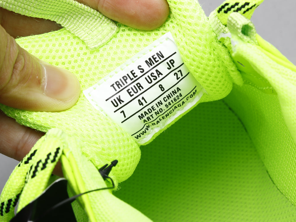 GLM - Bla Air Cushion  Fluorescent Green Sneaker