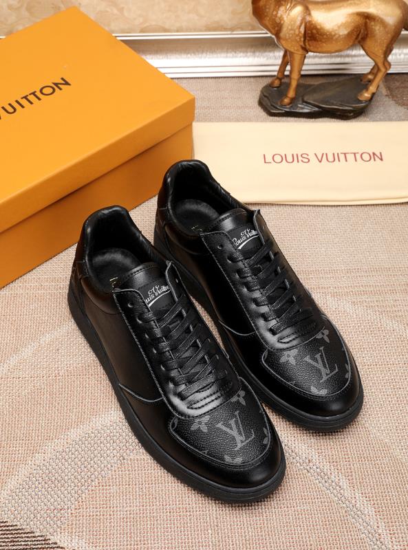 GLM - LUV GLMnogram Denim Black and White Sneaker