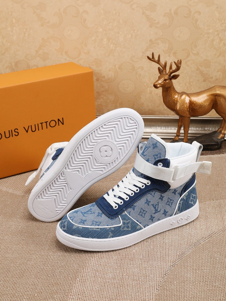 GLM - LUV High Top Blue Sneaker