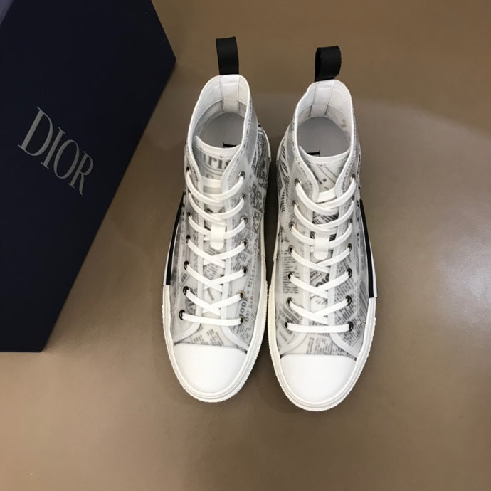 GLM - DIR B23 Newspaper HIGH-TOP SNEAKER