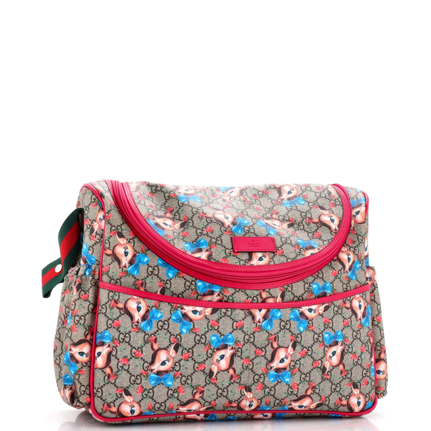 Diaper Bag Printed GG Coated Canvas