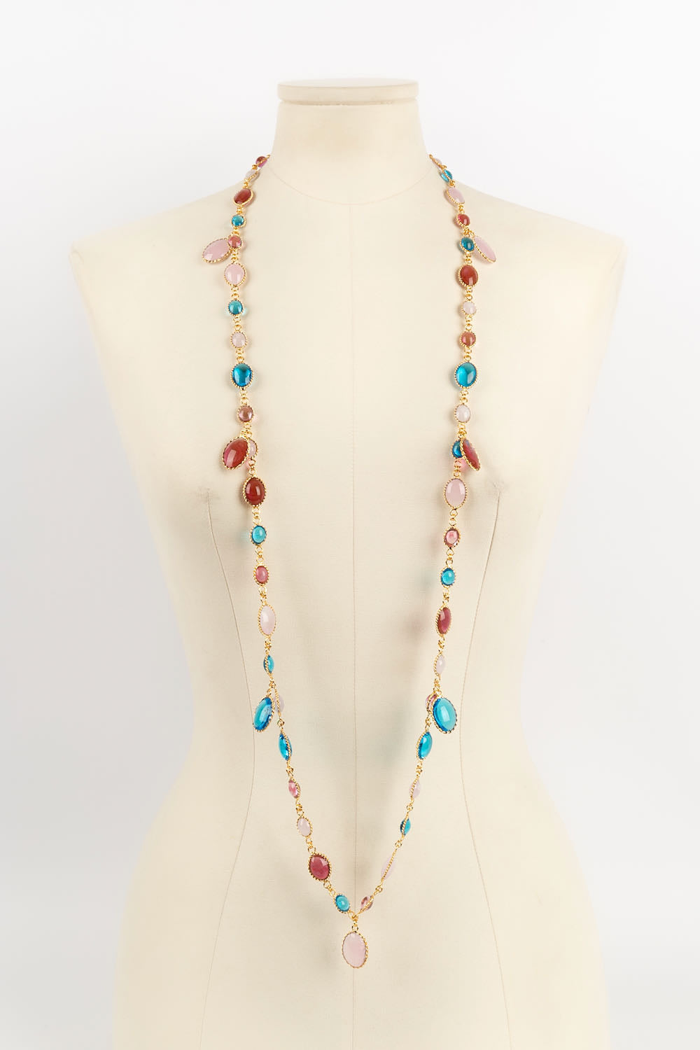 Collier en pÃƒÆ’Ã‚Â¢te de verre Augustine