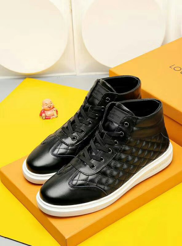 GLM - LUV HIgh Top Metal Black Sneaker