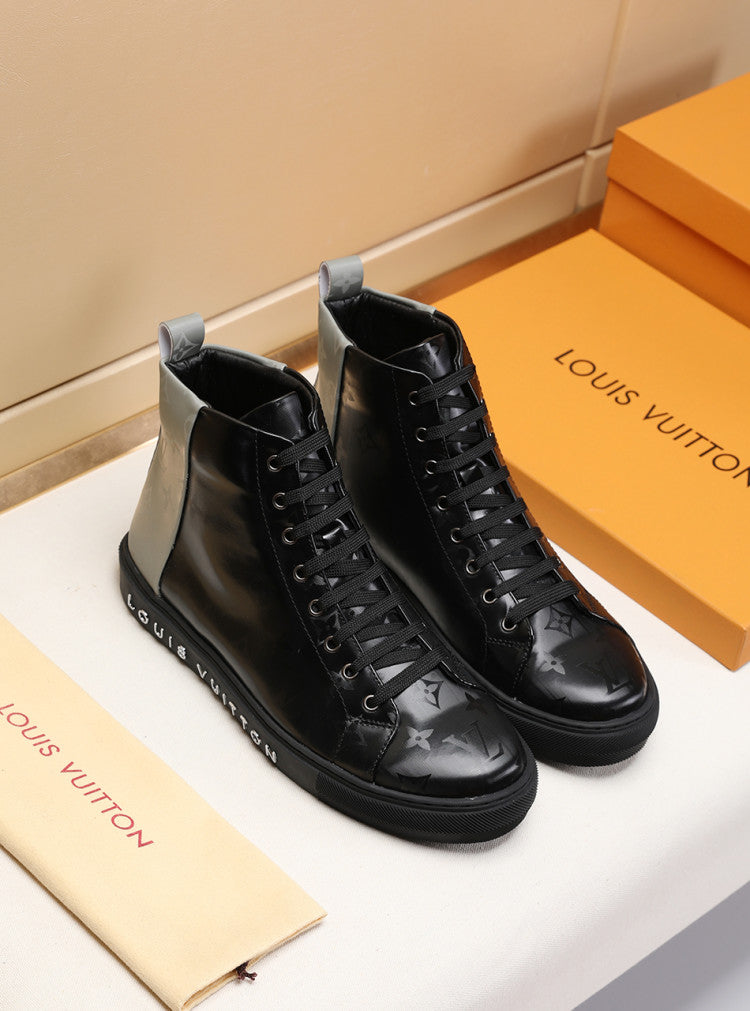 GLM - LUV Stellar Trainer Boot Black Gray Sneaker