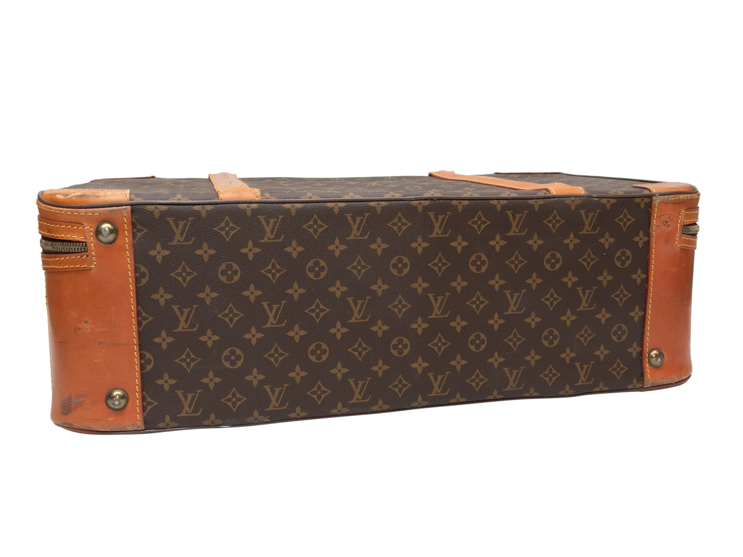 Vintage Brown Louis Vuitton Monogram Suitcase