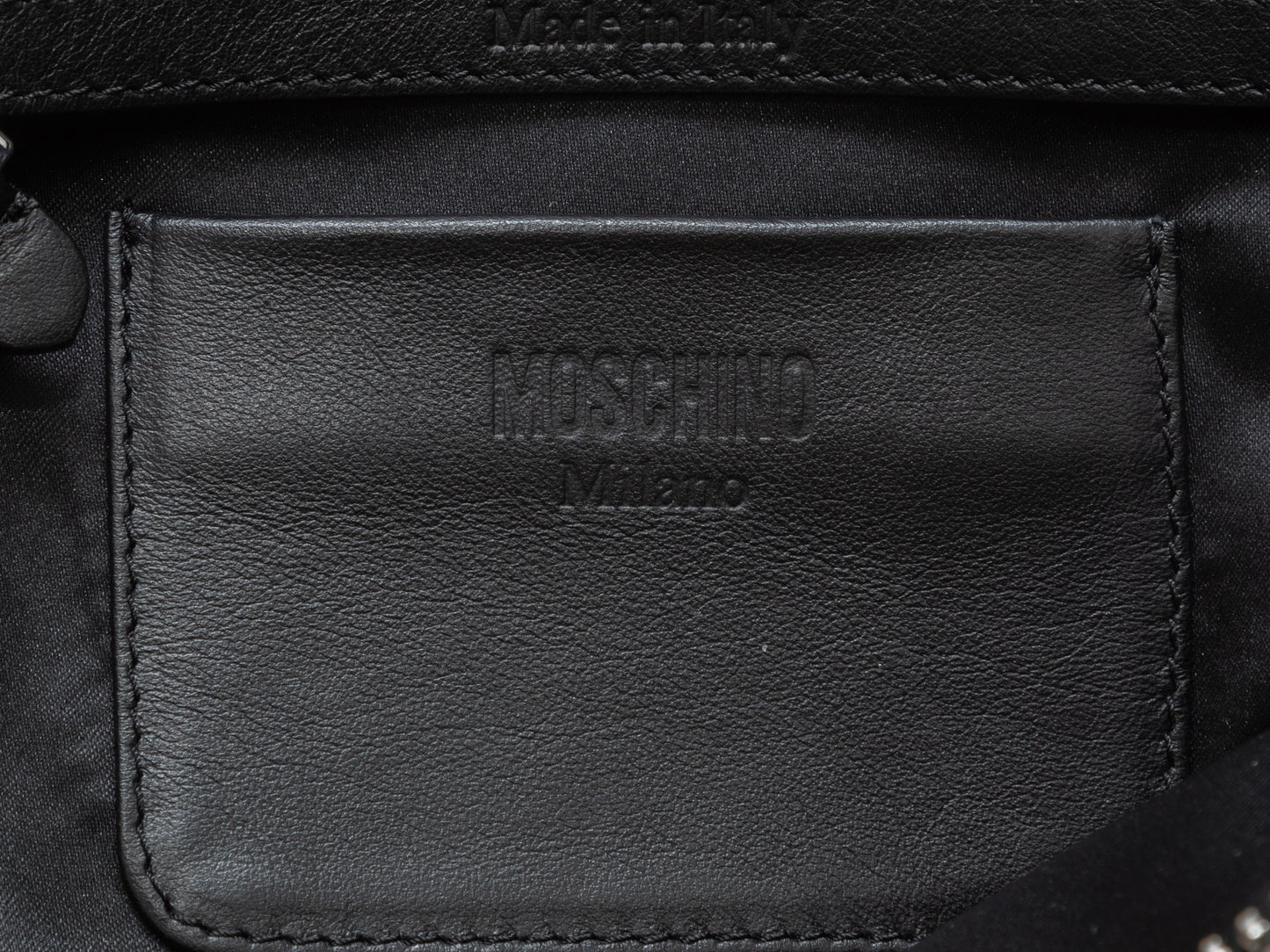 Orange & Multicolor Moschino Couture Nylon Shopper Tote