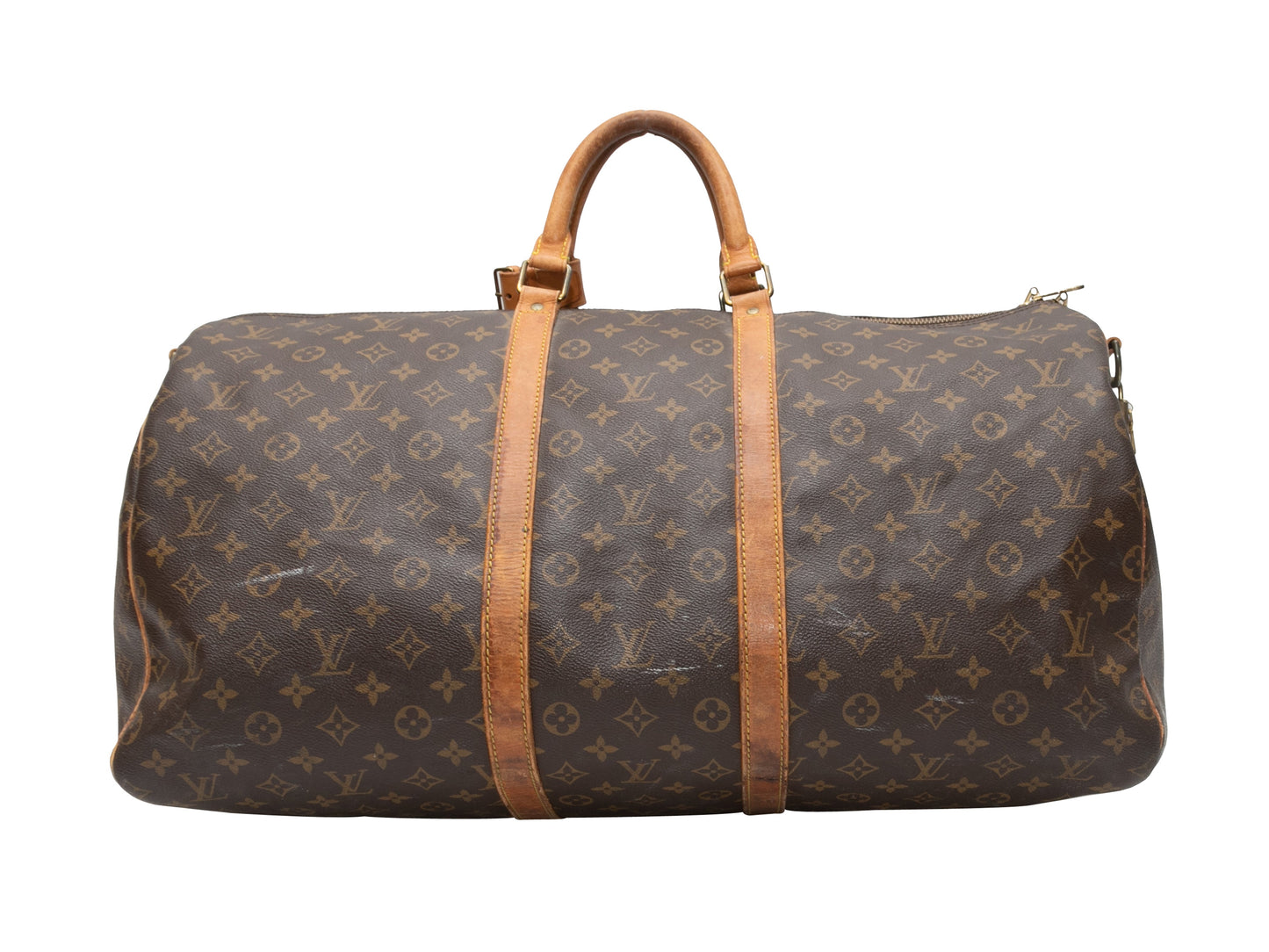 Brown Louis Vuitton 1989 Keepall Bandouliere 45 Bag