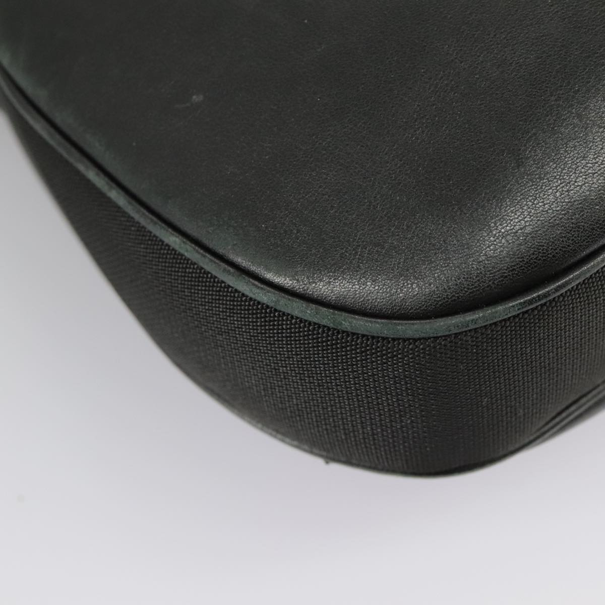 GUCCI Shoulder Bag Leather Black Silver 001 3341 3444 100048