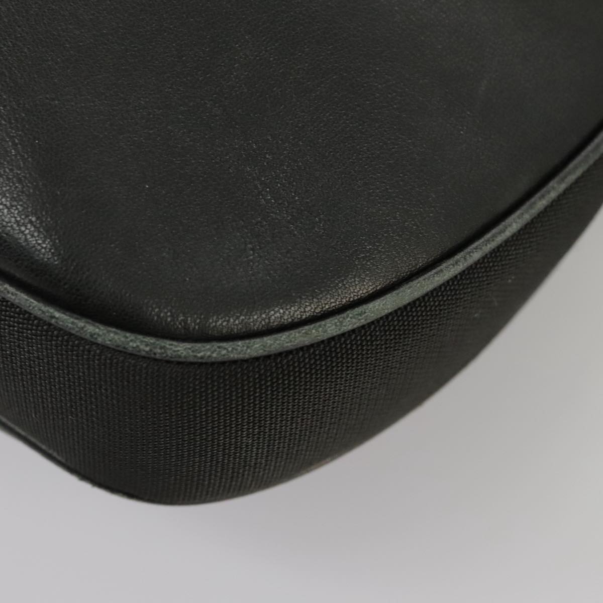 GUCCI Shoulder Bag Leather Black Silver 001 3341 3444 100048
