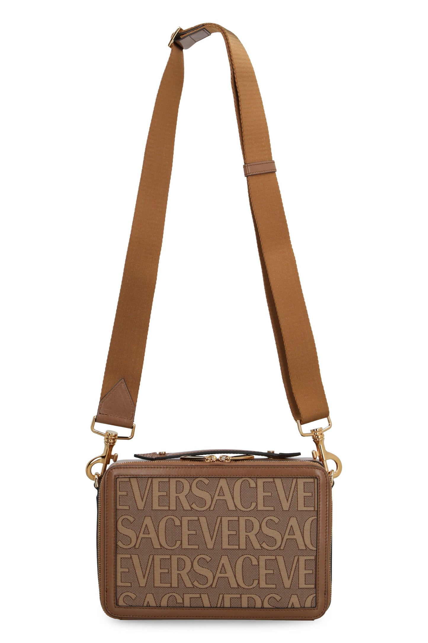 VERSACE ALLOVER MESSENGER BAG