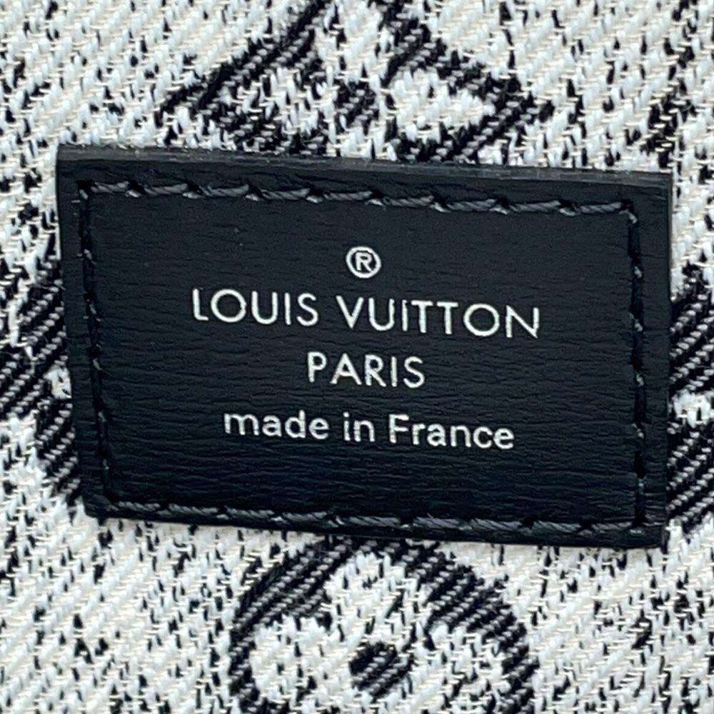 LOUIS VUITTON Onthego Noir/WhiteM46448 Monogramãƒ»Jacquard Denim Size MM