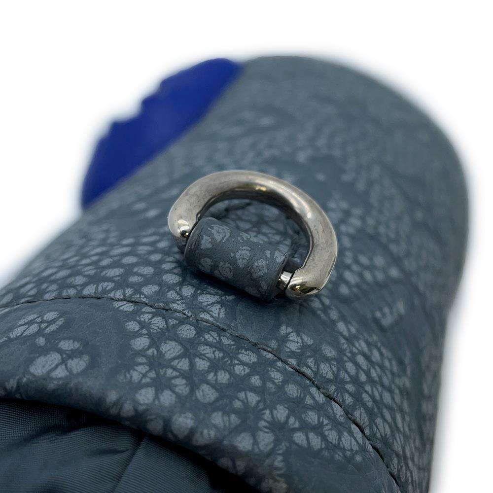 LOUIS VUITTON Chalkãƒ»Pouch granite grayM81572 Taurillon Clamming