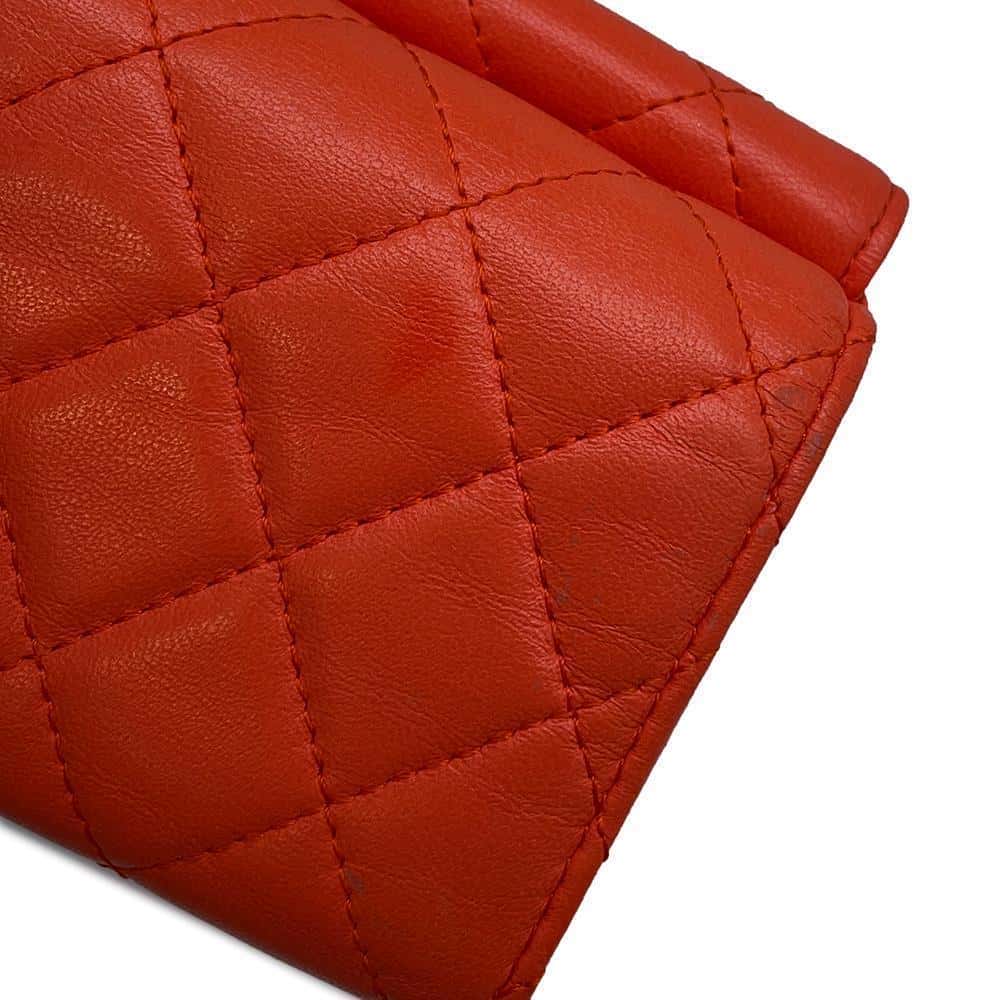 CHANEL Classic Small flap wallet OrangeAP0230 Lambskin
