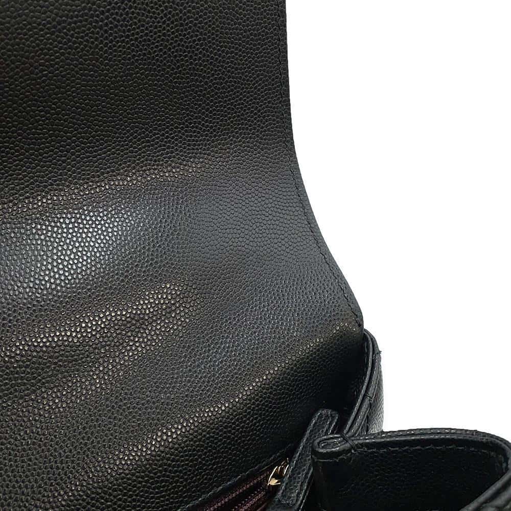 CHANEL Matelasse Coco Handle BlackA92991 Caviar Leather