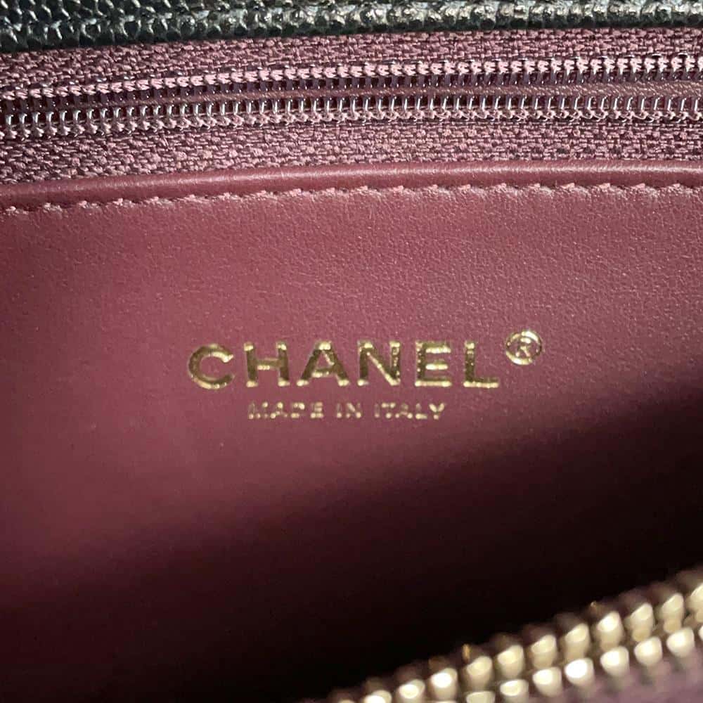 CHANEL Matelasse Coco Handle BlackA92991 Caviar Leather