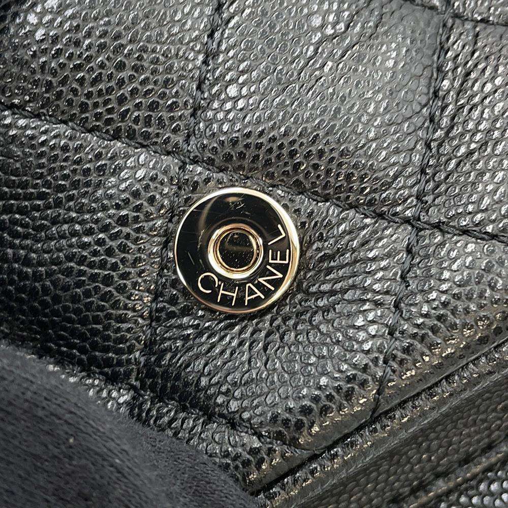 CHANEL Matelasse Backpack BlackAS4399 Caviar Leather Size Small