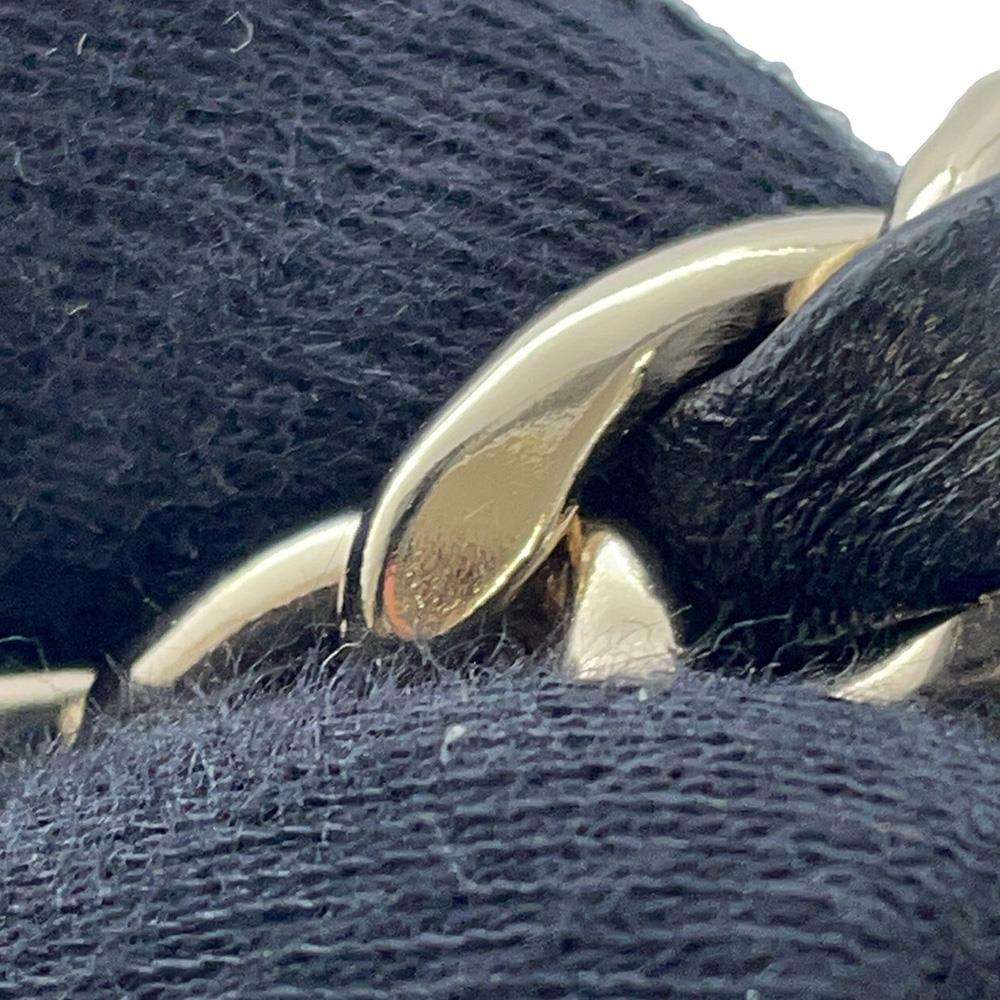 CHANEL CC Logo headband BlackAB7846 Metal Leather
