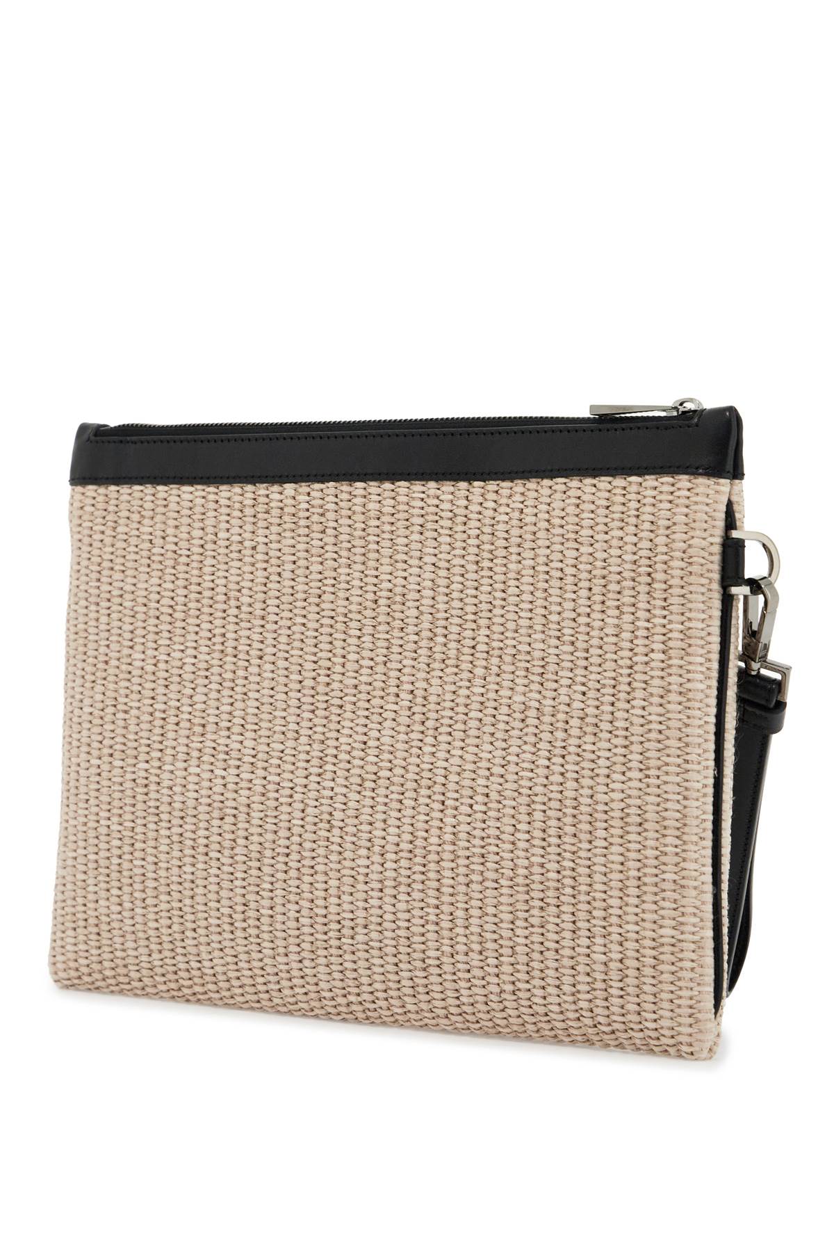 Versace Raffia Pouch For Men