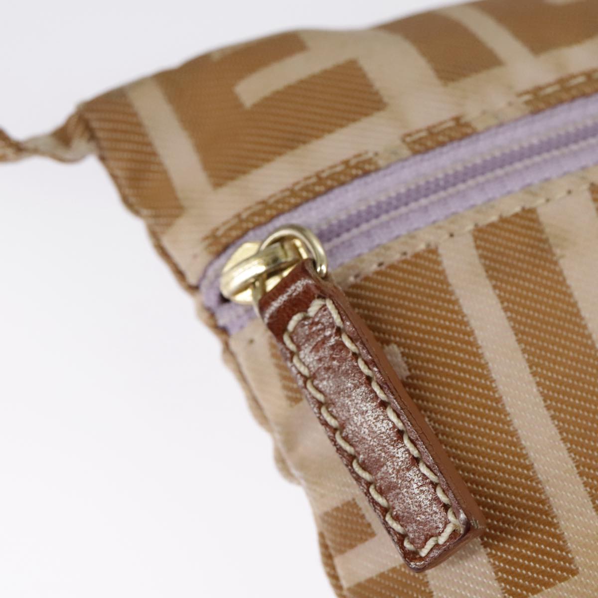 FENDI Zucca Canvas Tote Bag Beige 100708