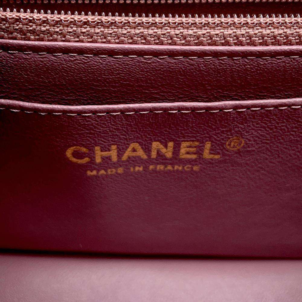 CHANEL 2.55 ChainShoulder Bag PinkAS0874 Velvet Size Mini