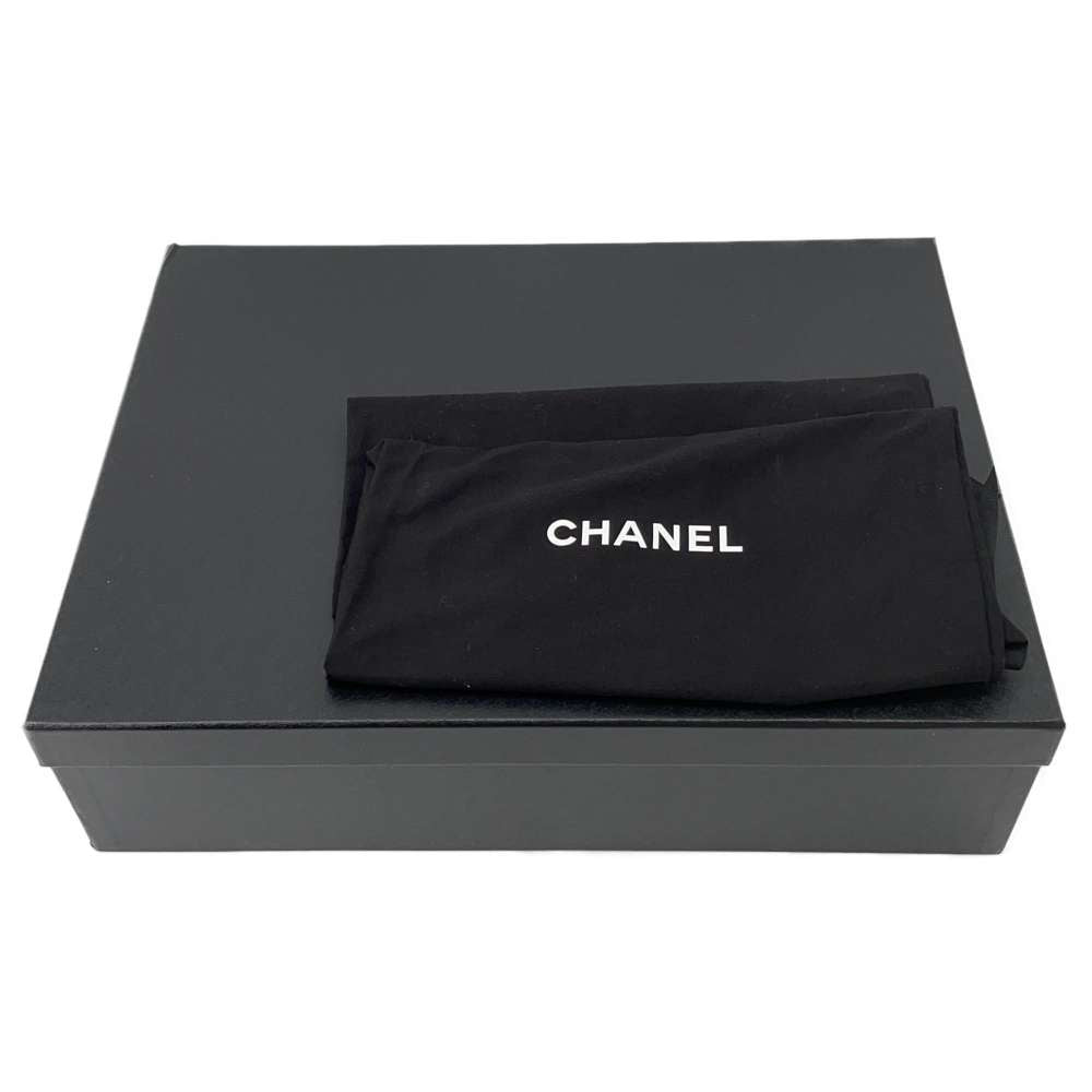 CHANEL Combat Boots Matelasse BlackG45833 Lambskin Size 38C