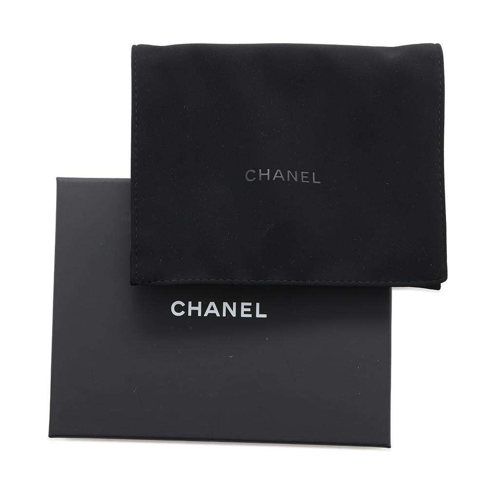 CHANEL Matelasse Fragment Card Case BlueAP3836 Caviar Leather