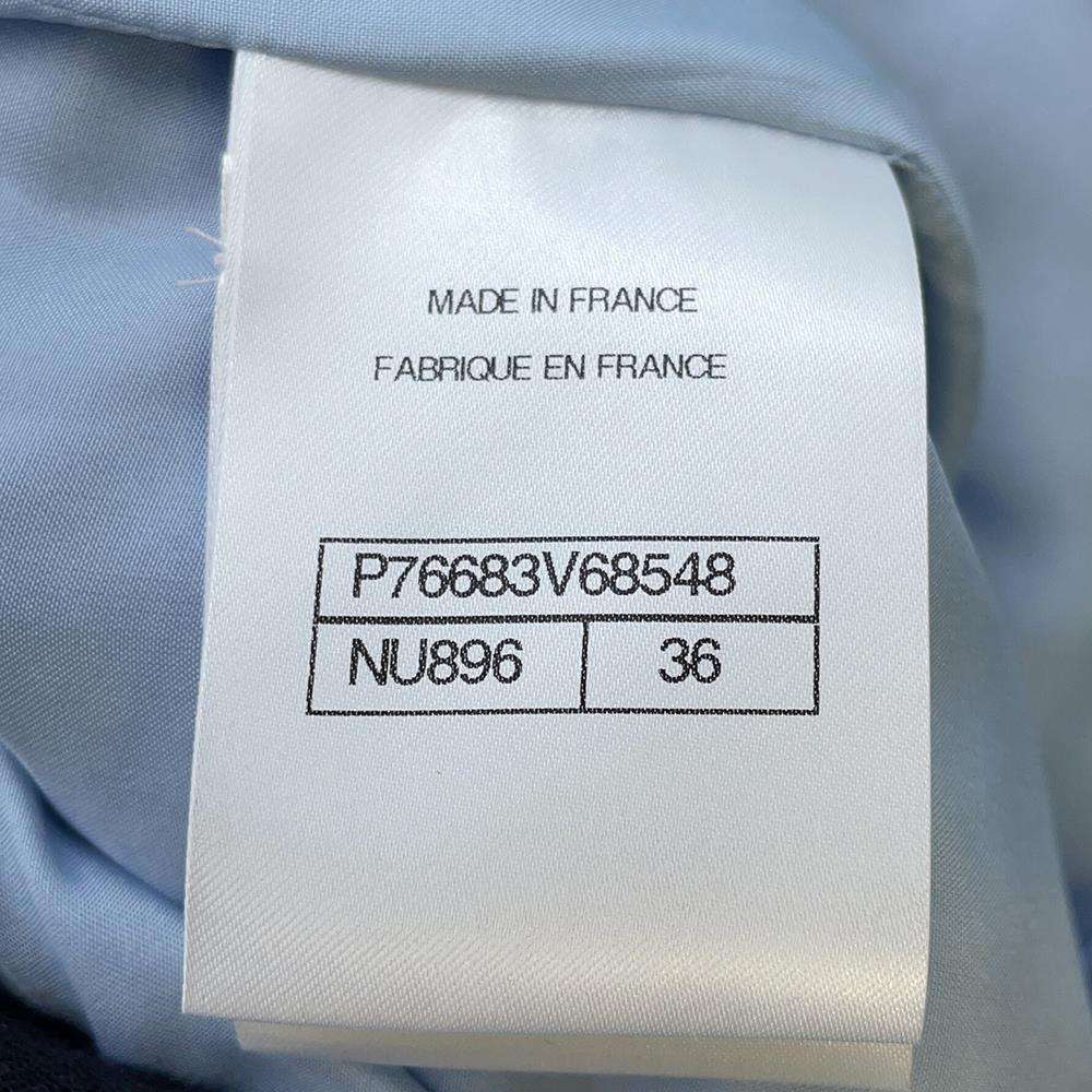 CHANEL Setup Skirt Size 36 BlueP76683 Polyester52% Cotton35% Polyamide7% Acryl6%