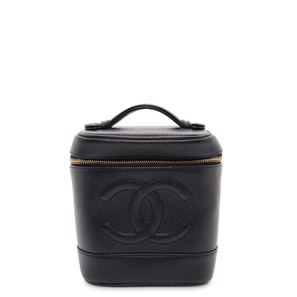 CHANEL Vertical vanity bag BlackA01998 Caviar Leather