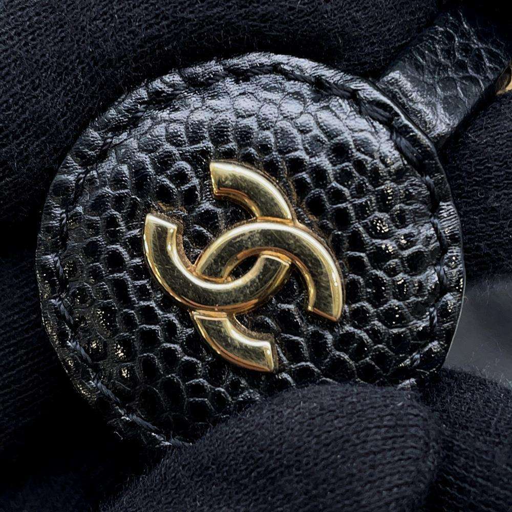 CHANEL Vertical vanity bag BlackA01998 Caviar Leather