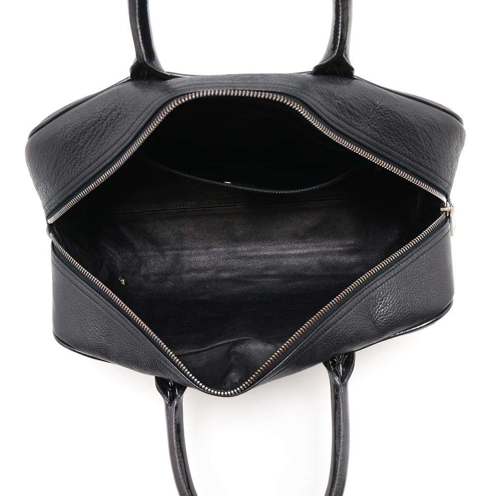 CHANEL Matelasse Bowling Bag BlackA15685 Caviar Leather