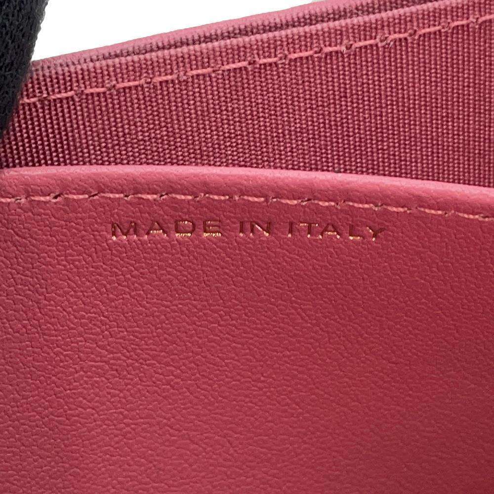 CHANEL Mademoiselle Chain Wallet Pink Lambskin