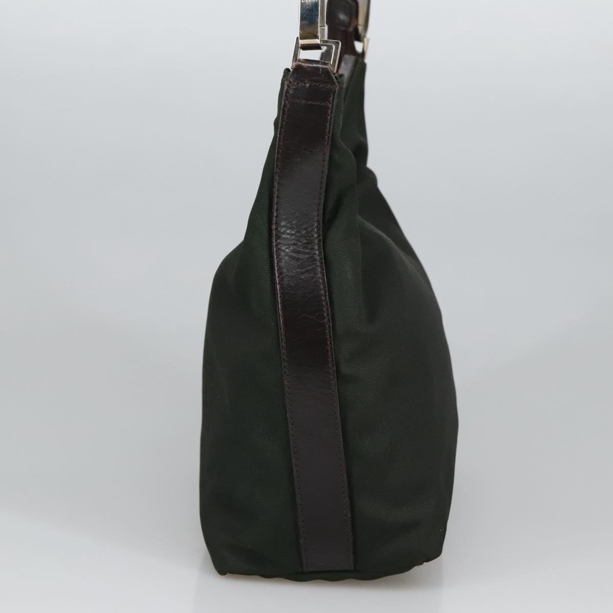 GUCCI Shoulder Bag Nylon Khaki 000 0602 3754 101148