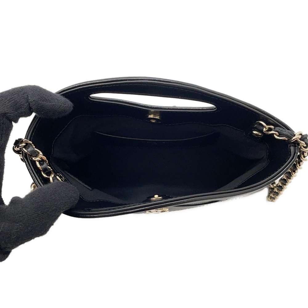 CHANEL CHANEL31 Shopping Bag BlackAP3656 Shiny Calf Leather Size Nano
