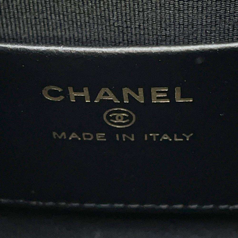 CHANEL CHANEL31 Shopping Bag BlackAP3656 Shiny Calf Leather Size Nano