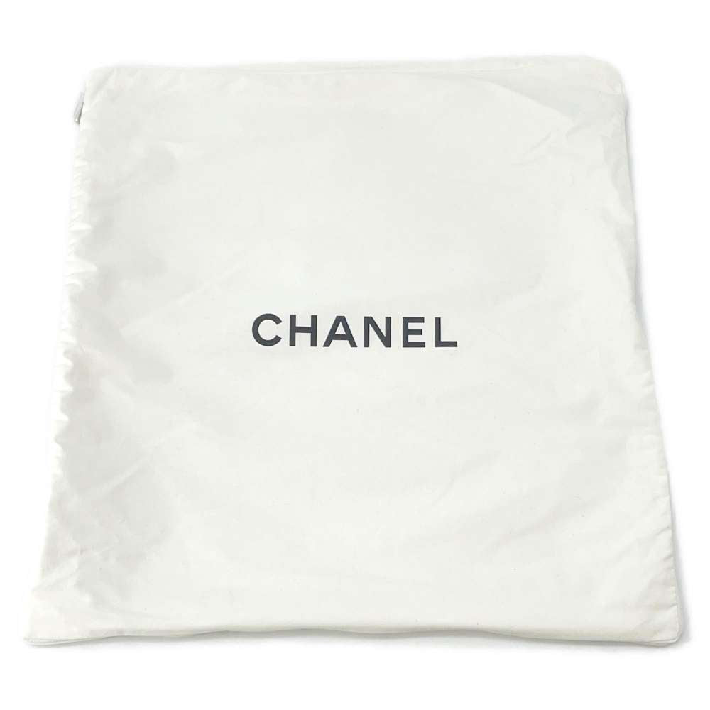 CHANEL Cushion White/Black Cashmere Cotton