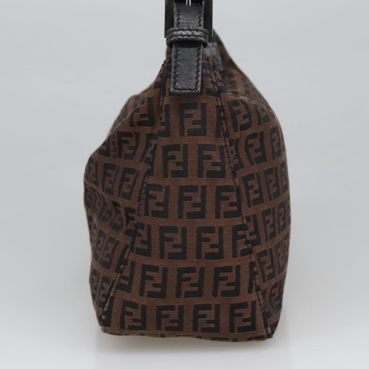 FENDI Zucchino Canvas Pouch Brown 101175
