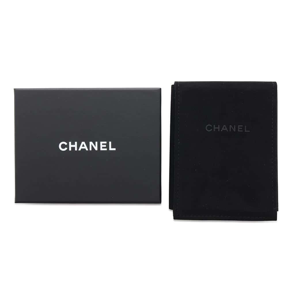 CHANEL Heart-shaped Necklace BlackWS8495 Metal