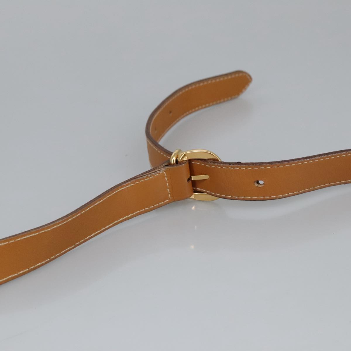 GUCCI Micro GG Supreme Shoulder Bag PVC Leather Beige Gold 101192