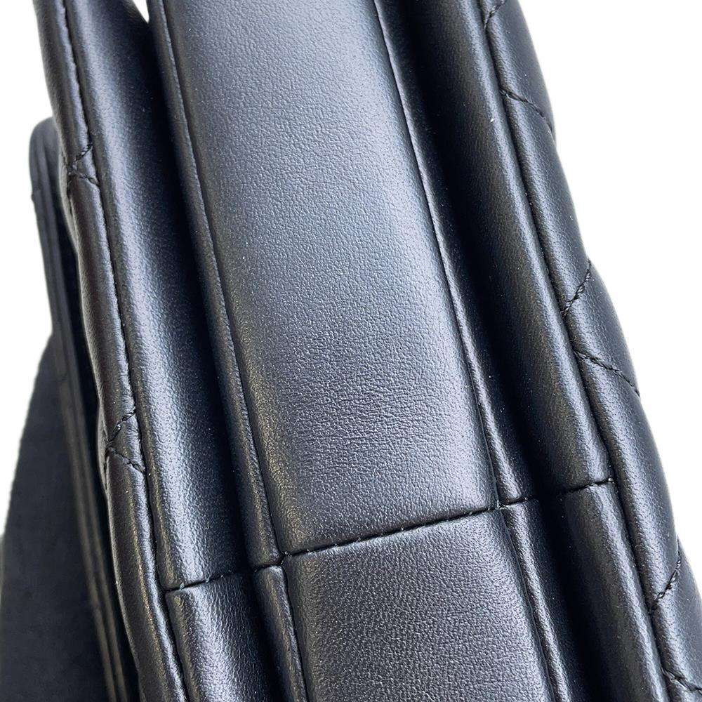 CHANEL Trendy CC Top Handle Mini Flap Bag BlackAS4654 Lambskin