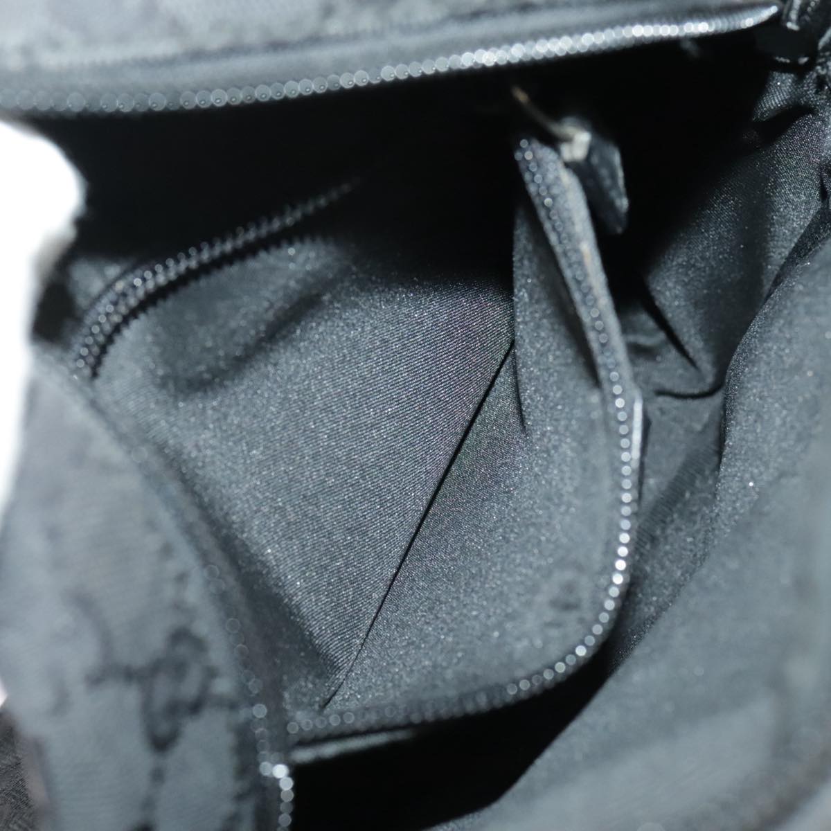 GUCCI GG Canvas Shoulder Bag Black 018 1612 101223